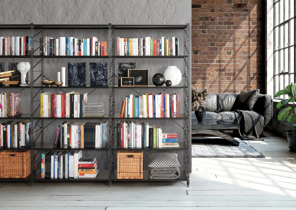 Chic Industrial Living Space Makeover