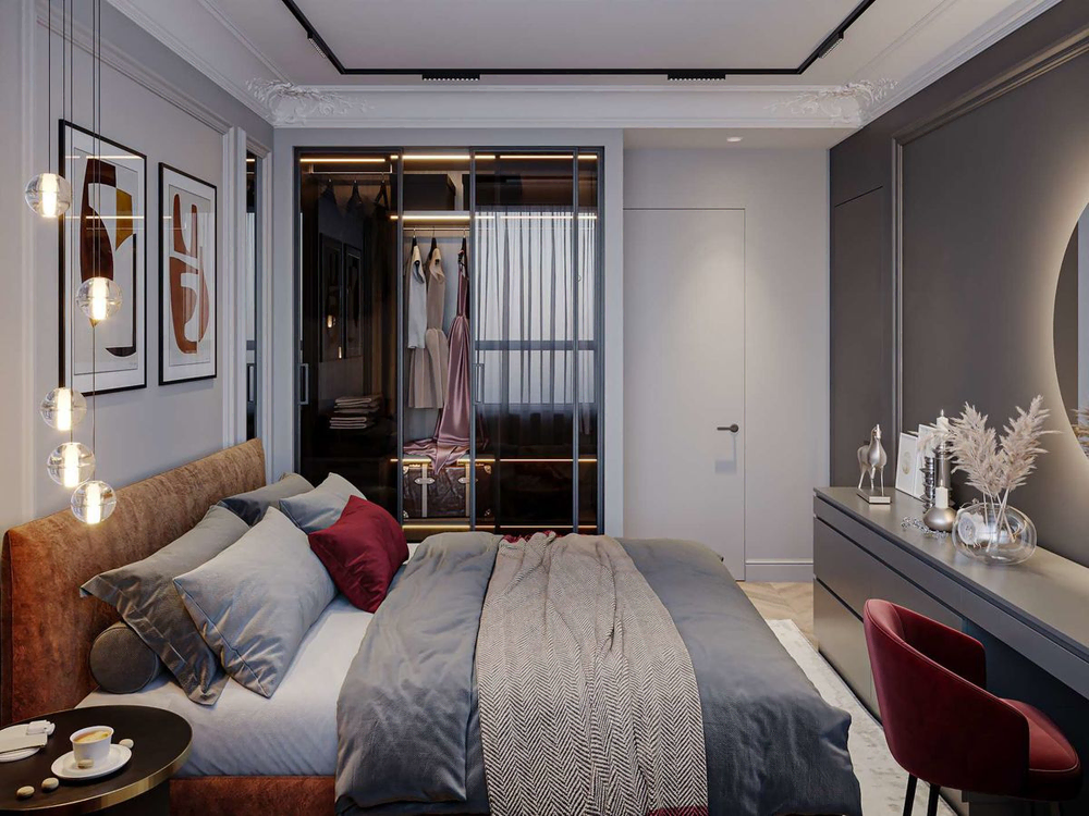 Elegant Mediterranean Bedroom Design