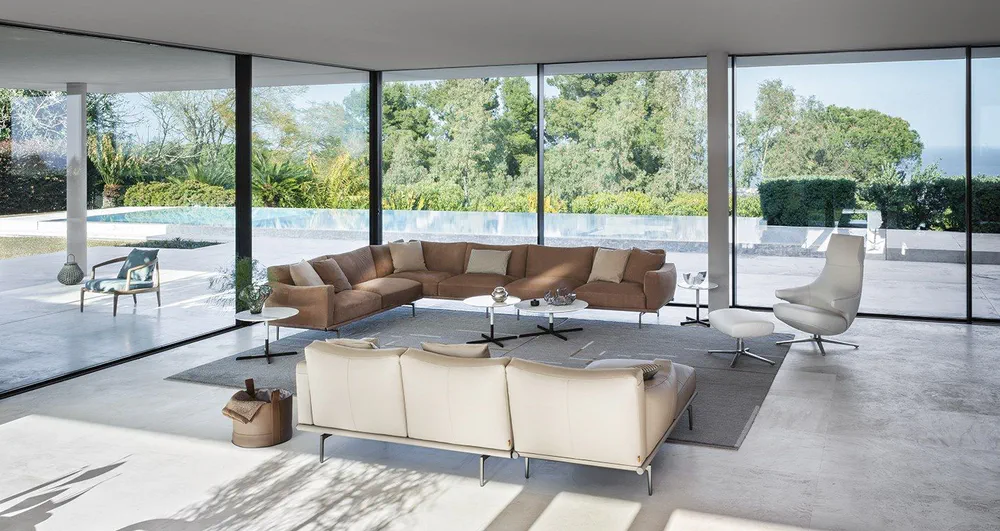 Modern Living Room Design for a Celebrated Artist and Diplomatic Corps Member