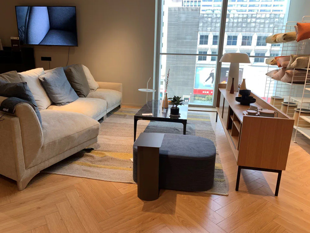 Modern French Provincial Living Room for Entertaining Clients