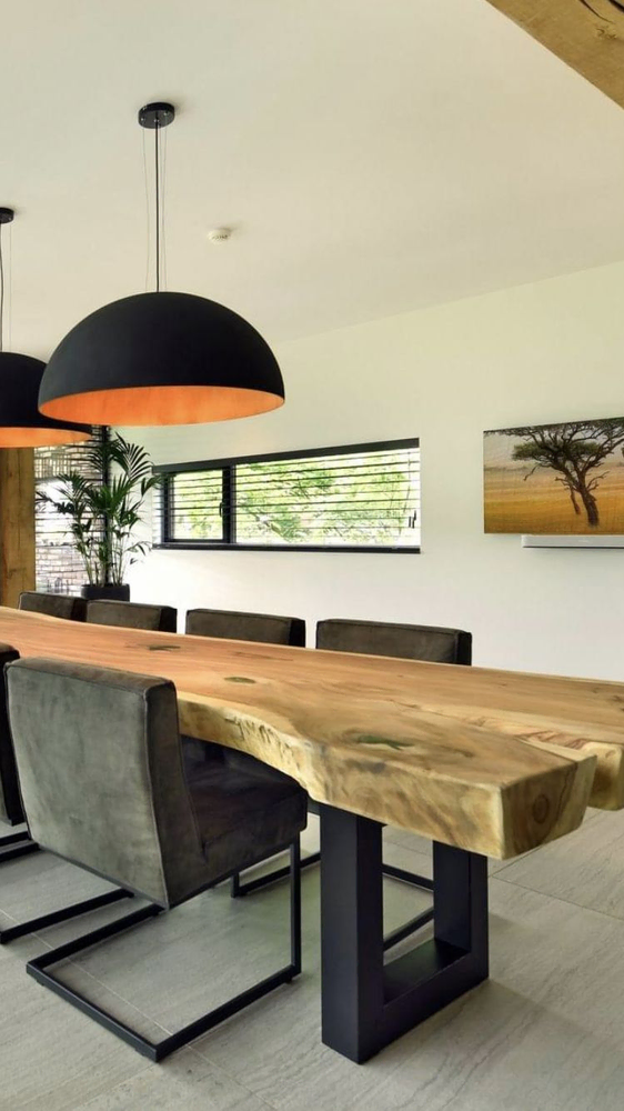 Modern Industrial Dining Elegance