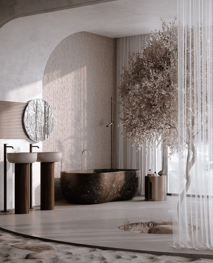 Modern Minimalist Bathroom Design for Multigenerational Living