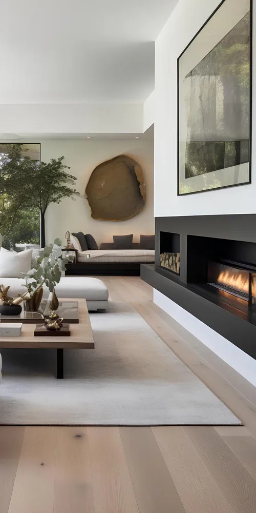 Modern Living Room Design for a Recently Acquired Modern Penthouse in Germany