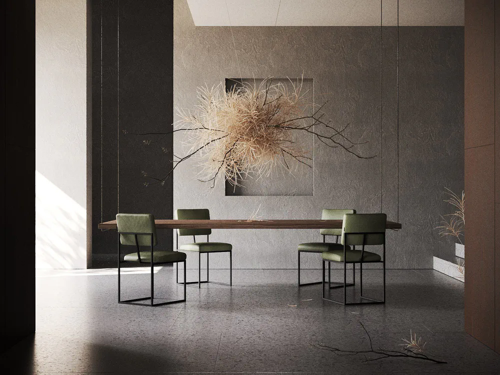 Contemporary Mediterranean Dining Room Design