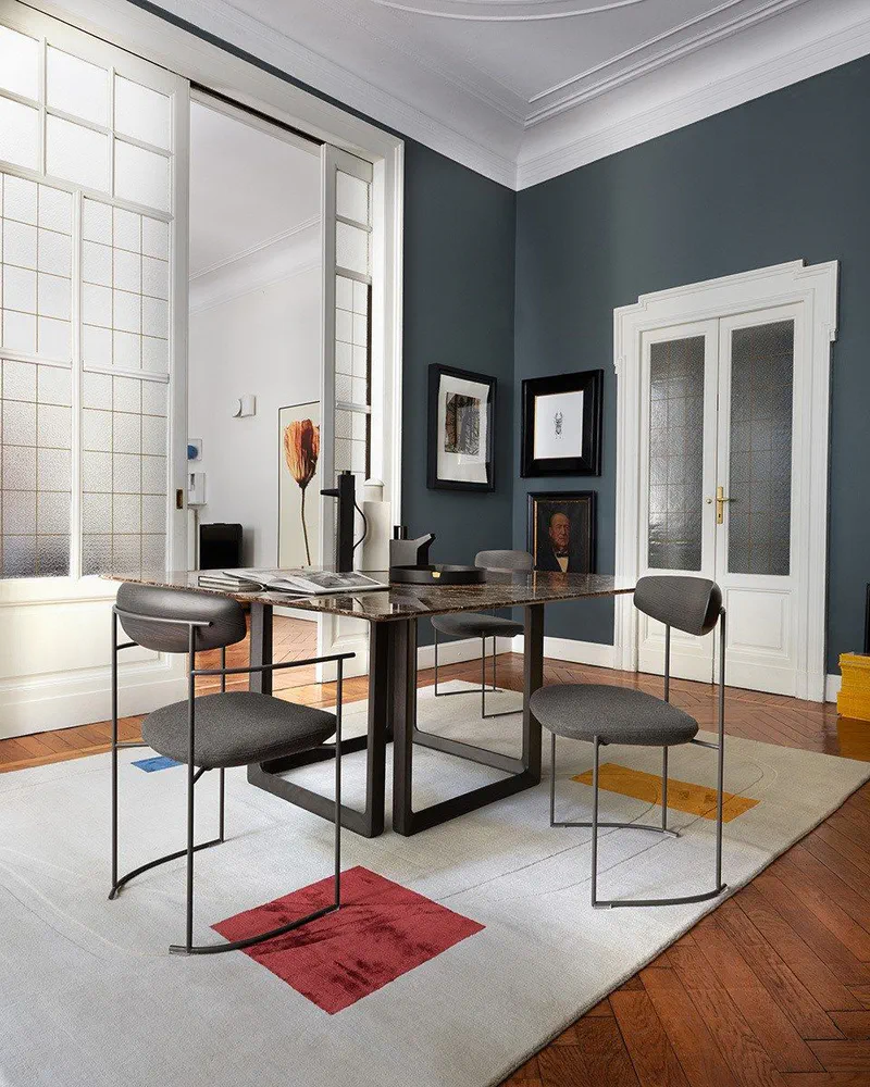 Brutalist Modern Dining Room Design