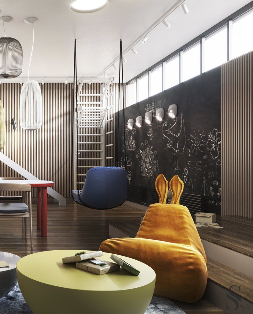 Modern Biophilic Playroom Design for Urban Living