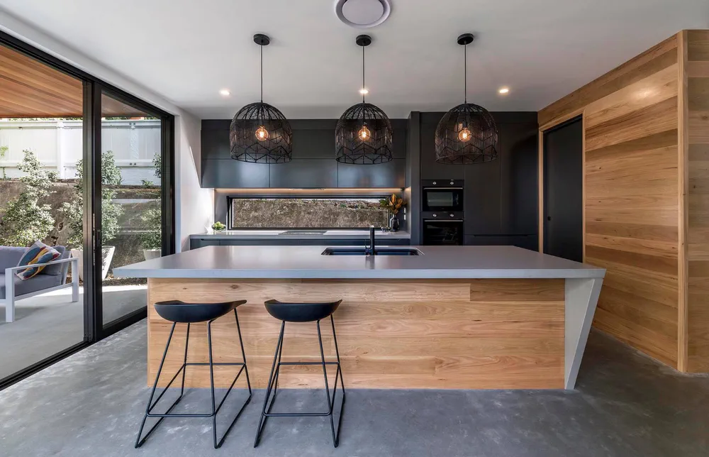 Chic Modern Tropical Kitchen