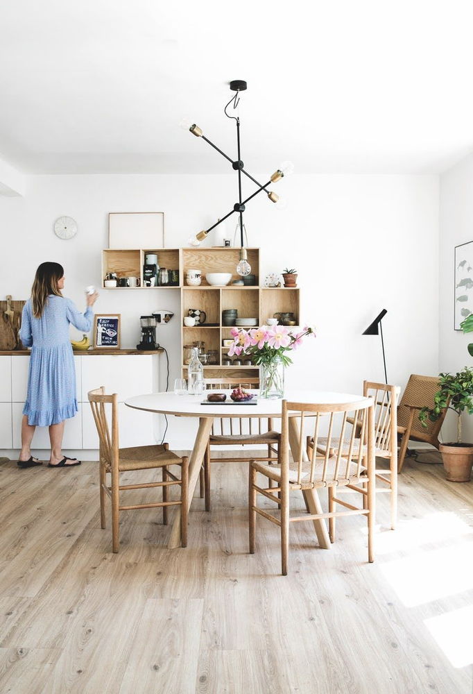 Minimalist Rustic Dining Haven