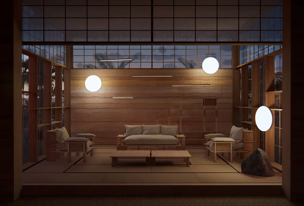 Modernist Minimalist Living Room Design