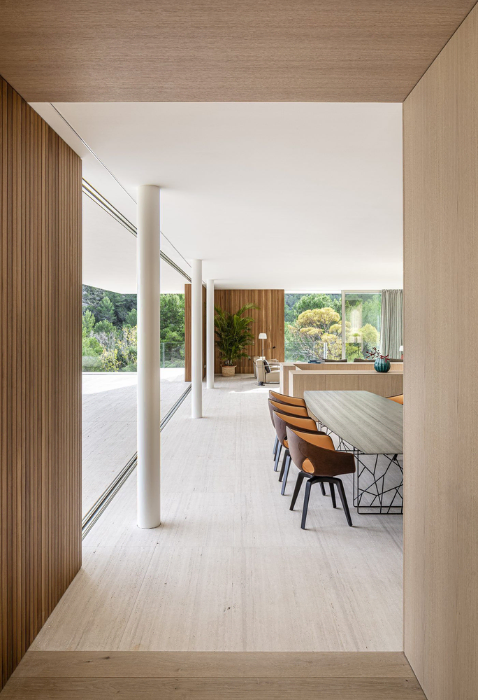 Eco-Friendly Minimalist Scandinavian Dining Room