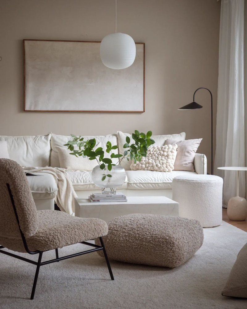 Serene Japanese Minimalism Living Room