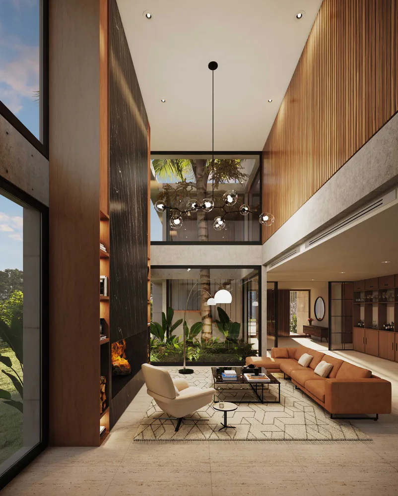 Modern Sustainable Living Room Design