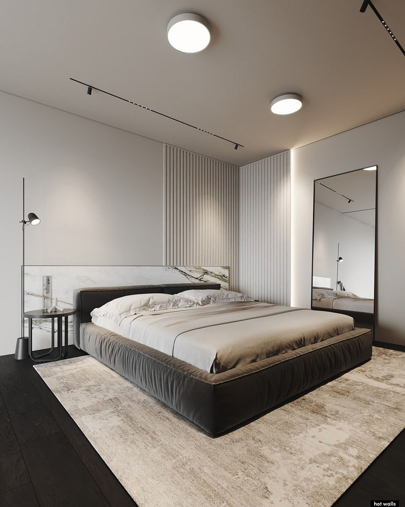 Modern Minimalist Lux Bedroom