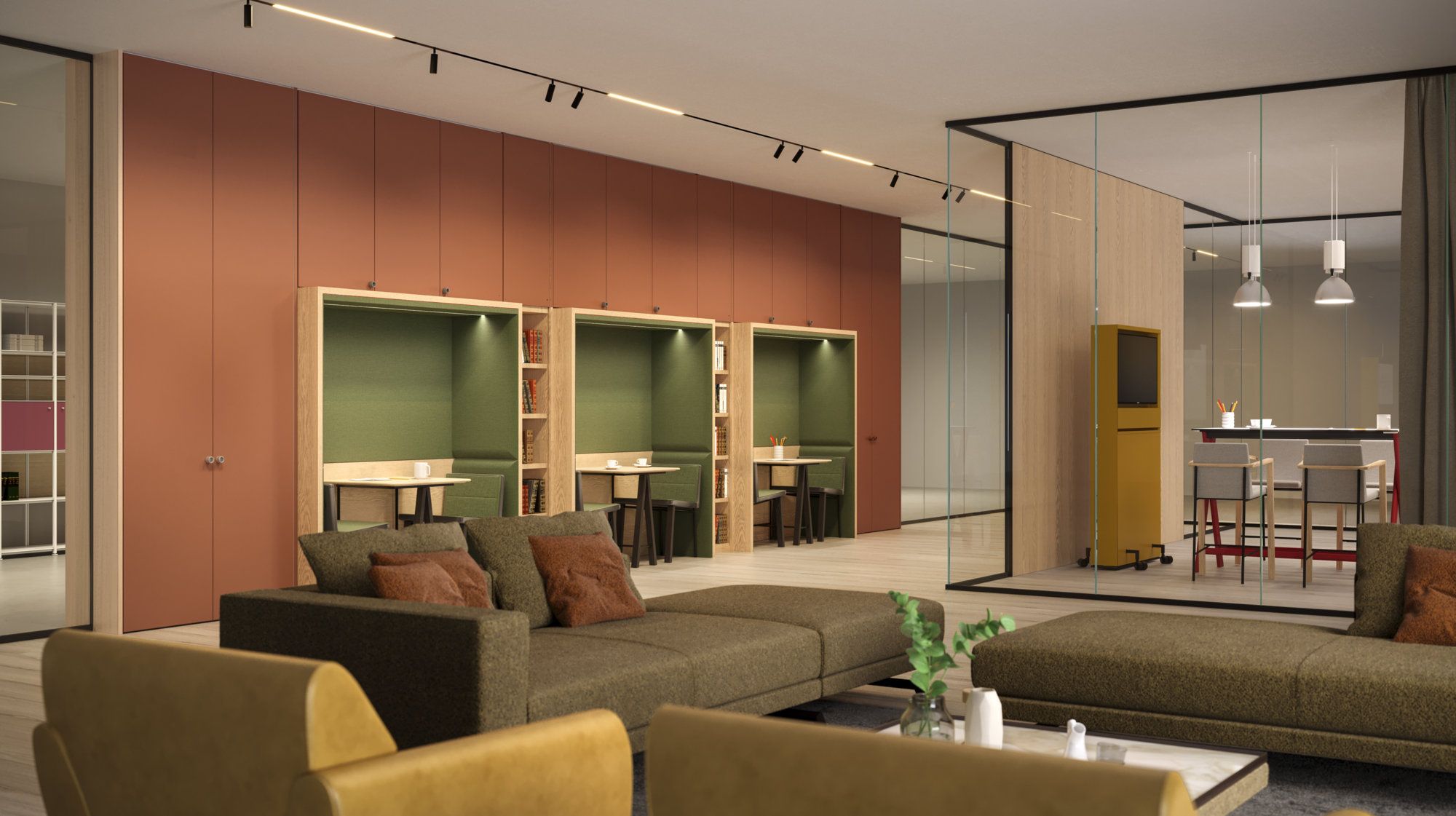 Modern Industrial Living Room Design