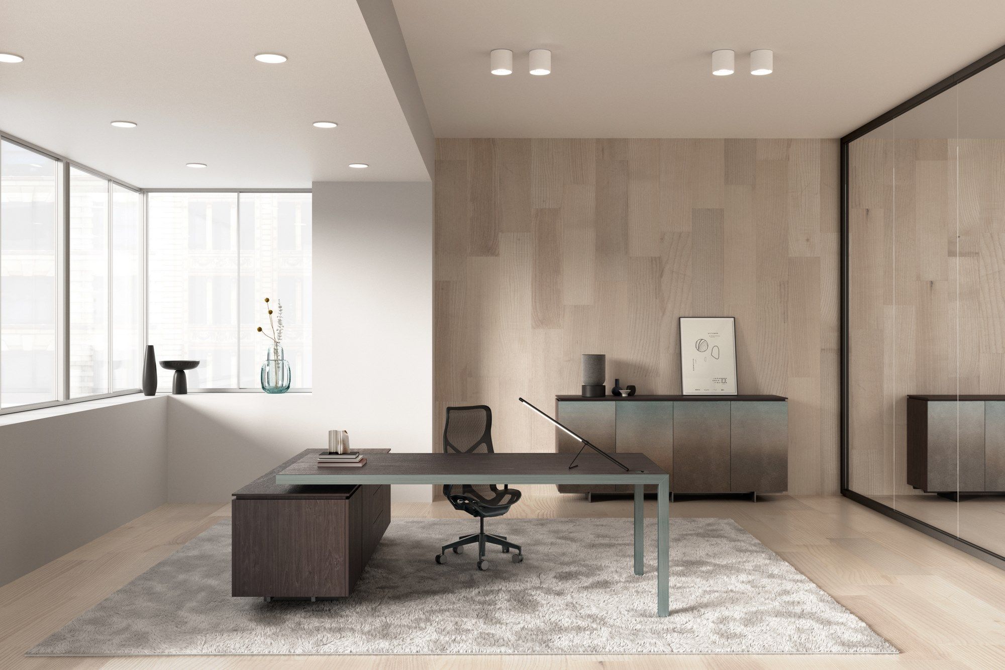 Modern Office Design for Sports Team Owner